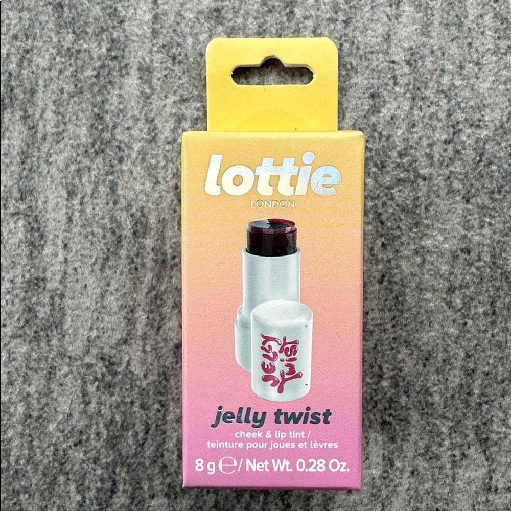 NIB Lottie London "Berry Burst" Cheek & Lip Tint 0.28 oz Sheer Hydrating Vegan
